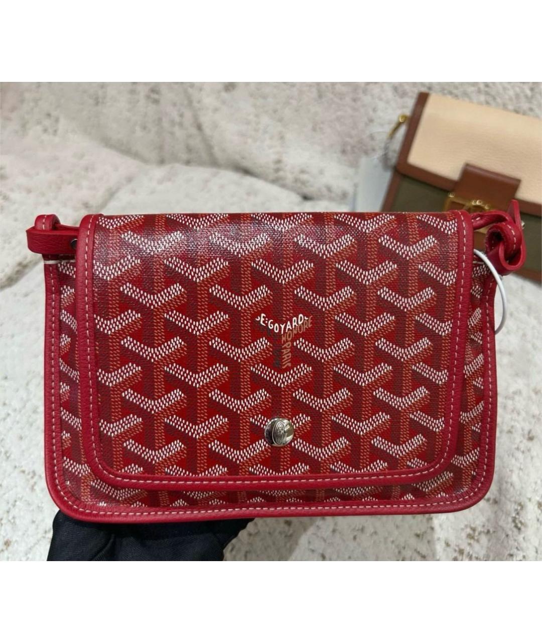 GOYARD Красная сумка через плечо, фото 5