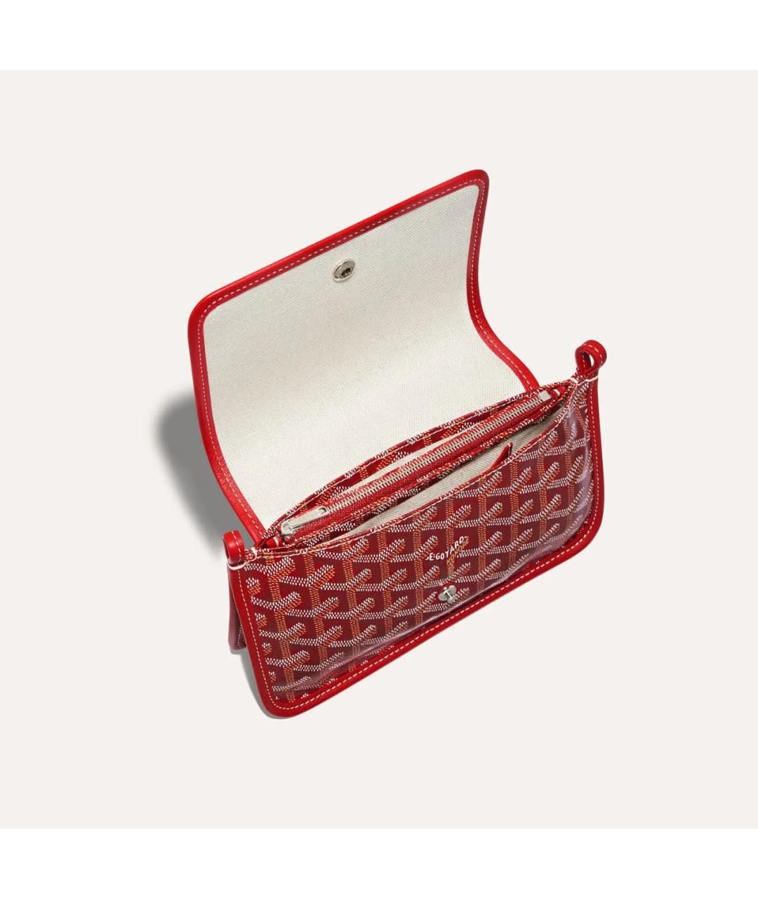 GOYARD Красная сумка через плечо, фото 4