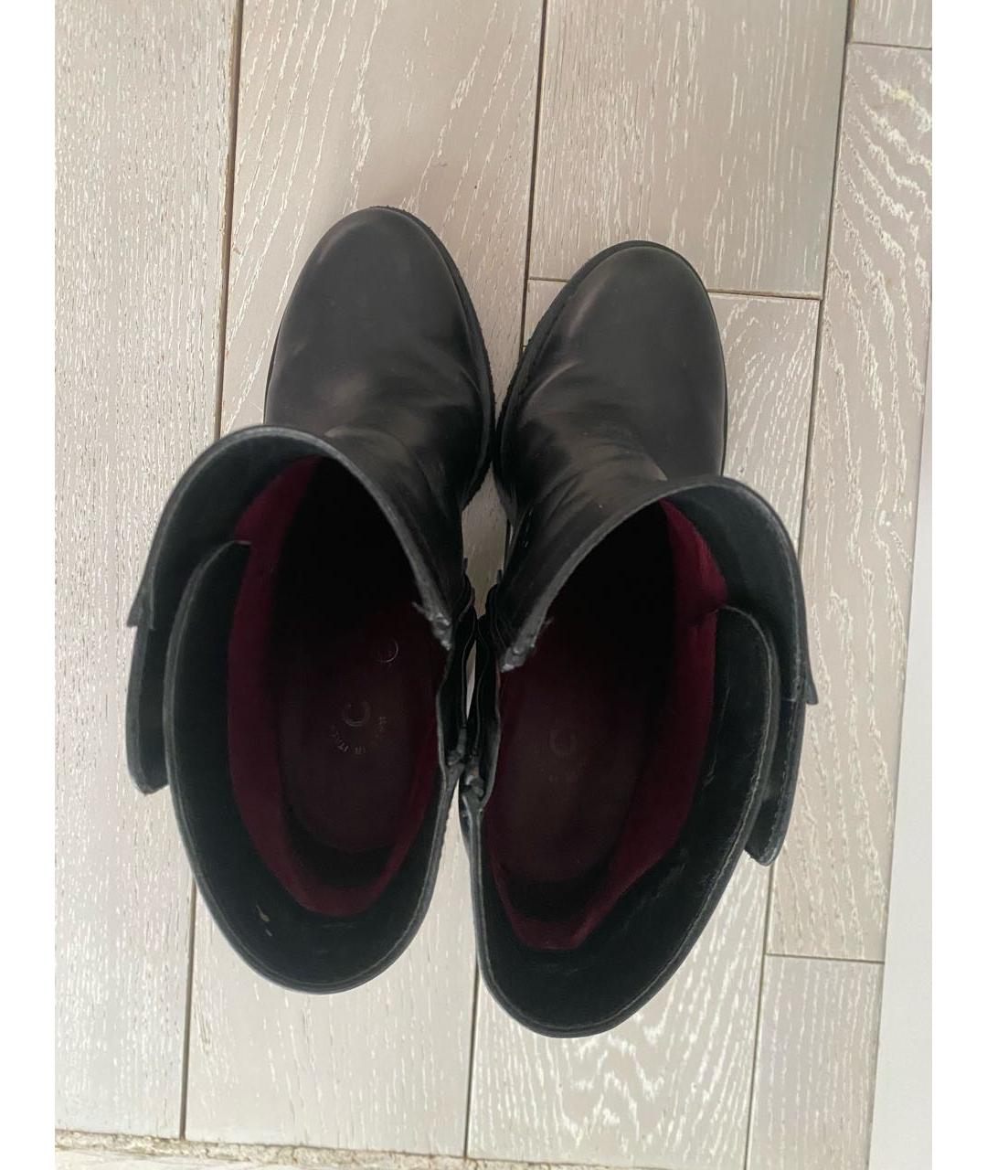 CHANEL Черные кожаные ботильоны, фото 5