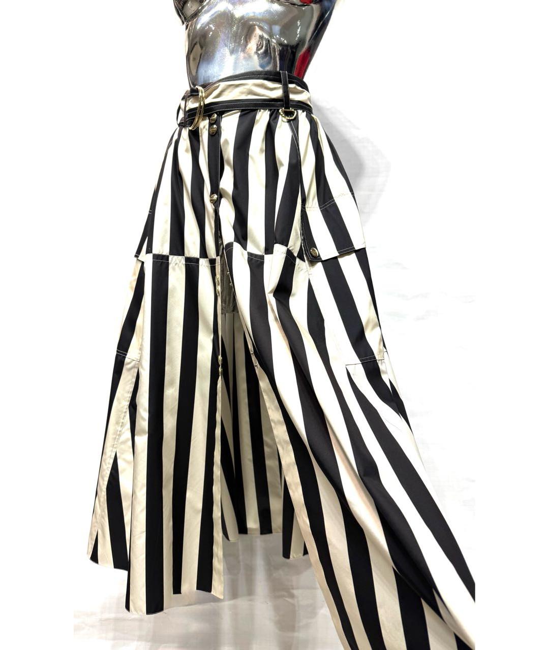 NINA RICCI Мульти шелковая юбка макси, фото 3