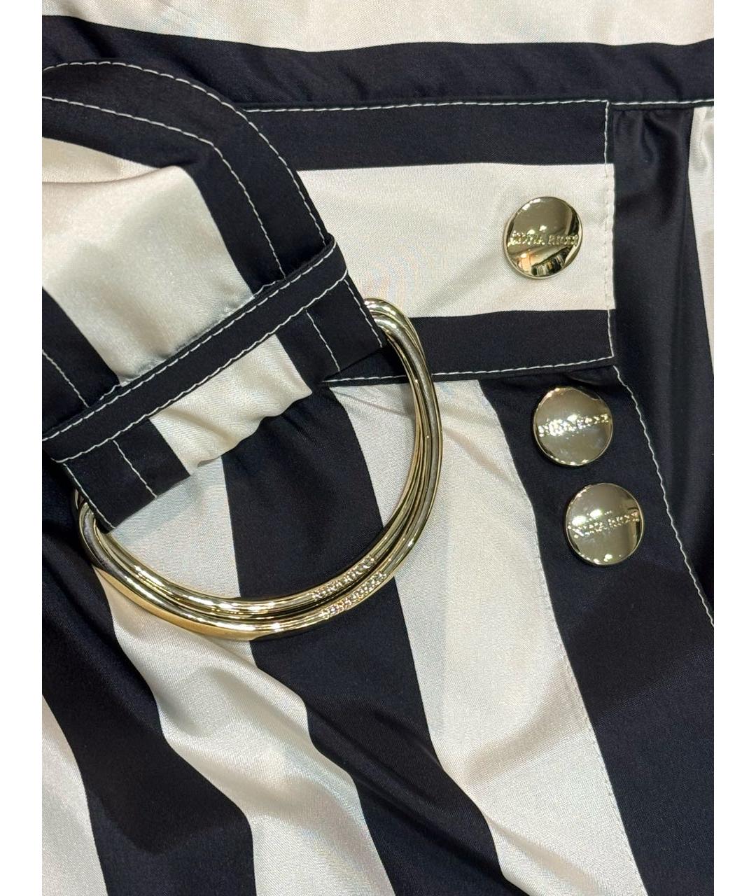 NINA RICCI Мульти шелковая юбка макси, фото 5