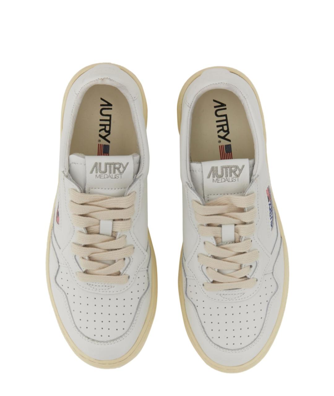 AUTRY Белые кожаные кеды, фото 6