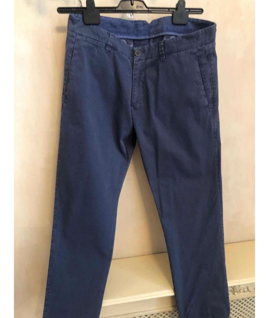 FERU Голубые хлопковые джинсы, фото 5