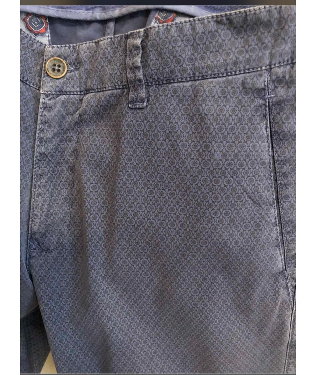 FERU Голубые хлопковые джинсы, фото 2