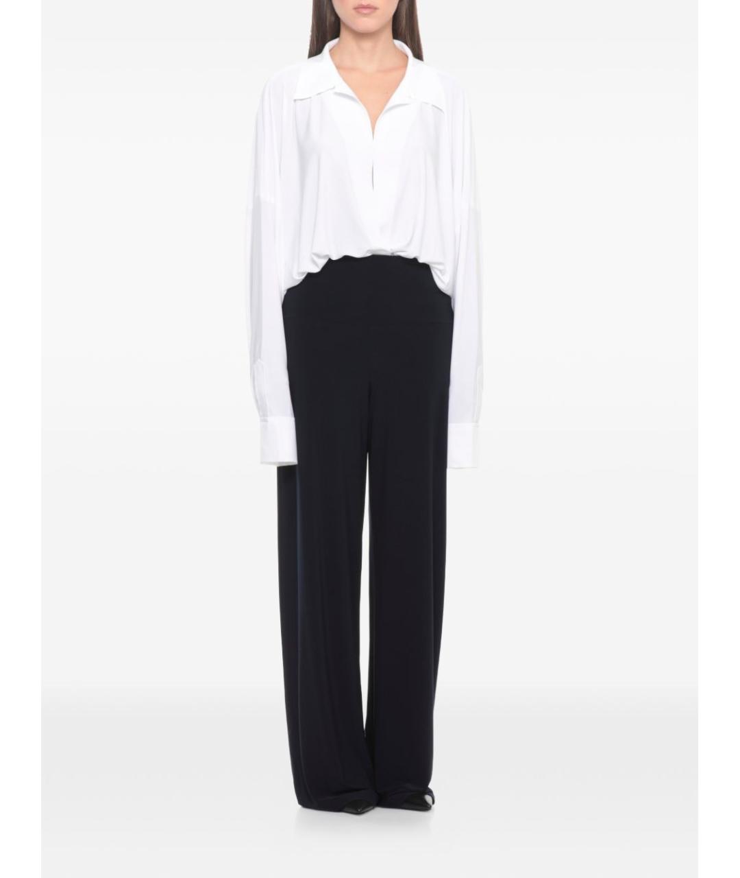 NORMA KAMALI Белое полиэстеровое боди, фото 3