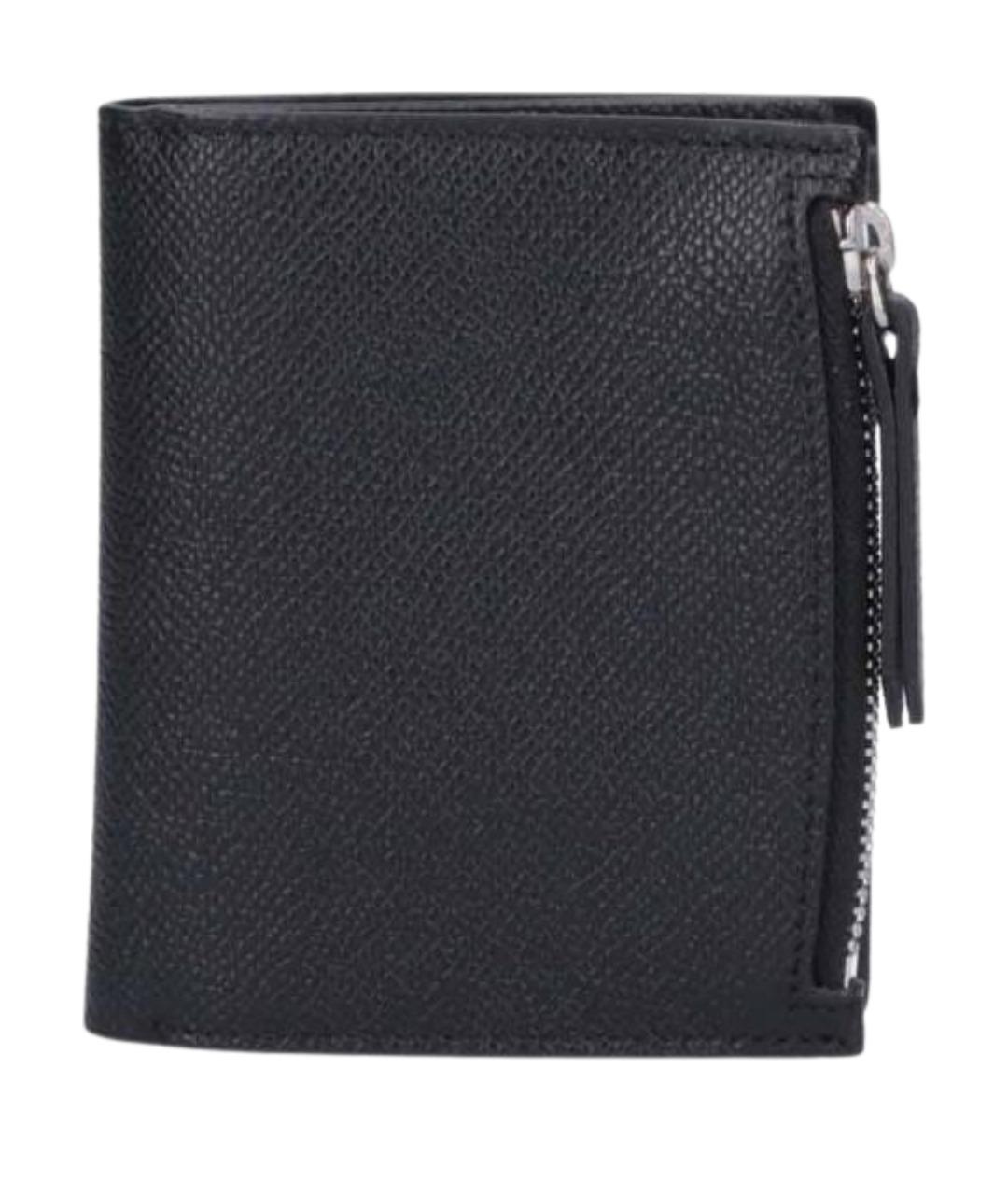 MAISON MARGIELA Черный кожаный кошелек, фото 1