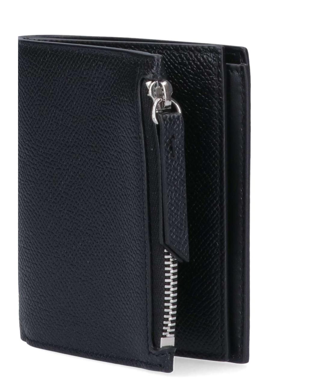 MAISON MARGIELA Черный кожаный кошелек, фото 5
