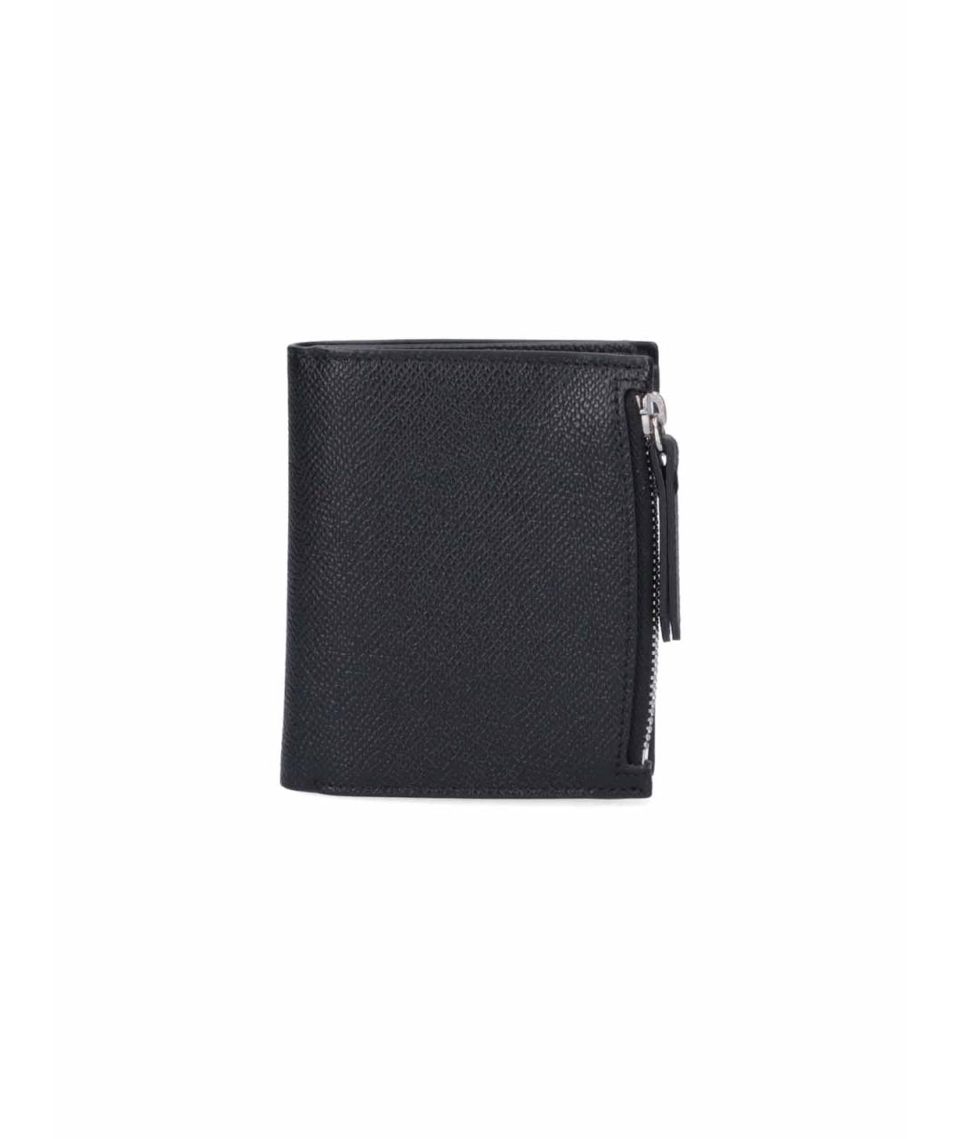 MAISON MARGIELA Черный кожаный кошелек, фото 6