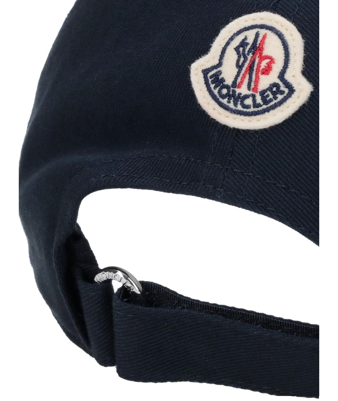 MONCLER Синяя хлопковая кепка/бейсболка, фото 3