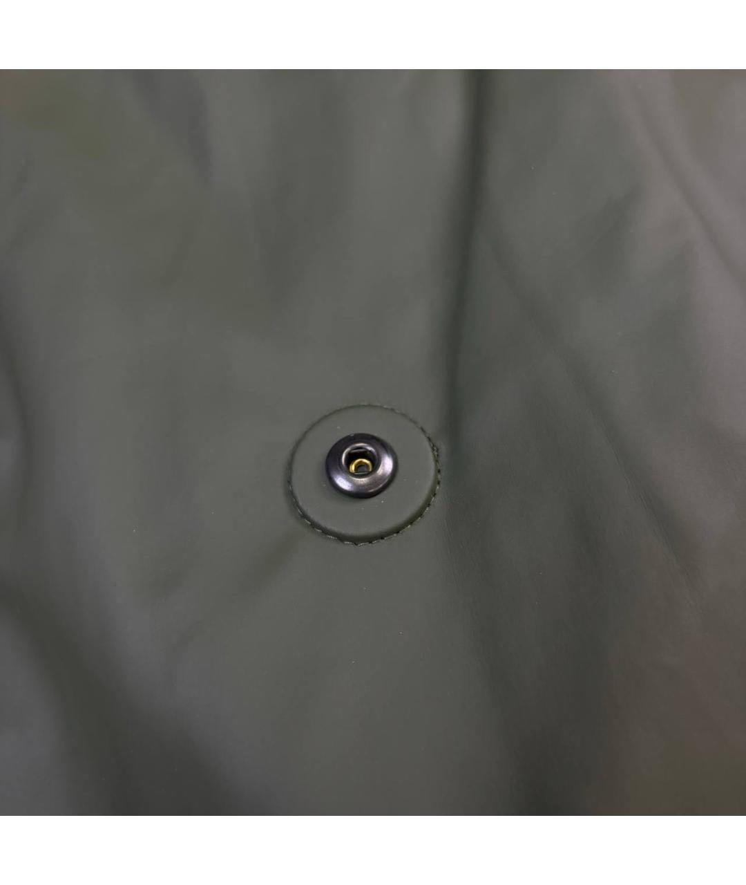 PACO RABANNE Зеленый полиэстеровый тренч/плащ, фото 6