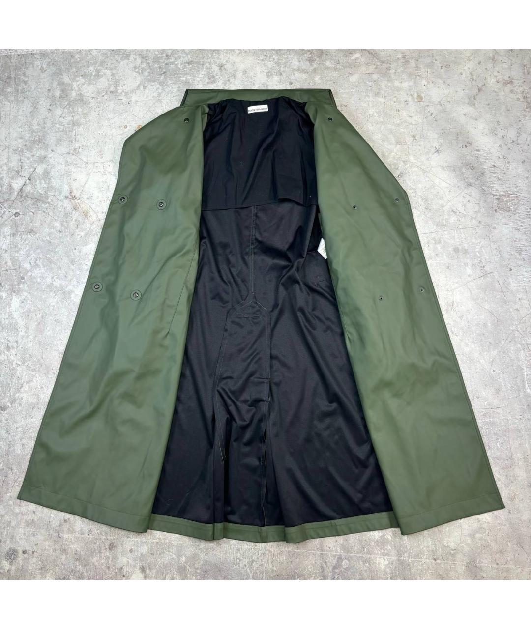 PACO RABANNE Зеленый полиэстеровый тренч/плащ, фото 4