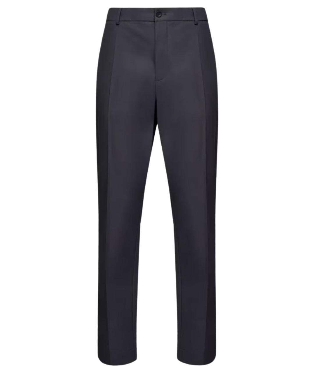 MONCLER Темно-синие повседневные брюки, фото 1