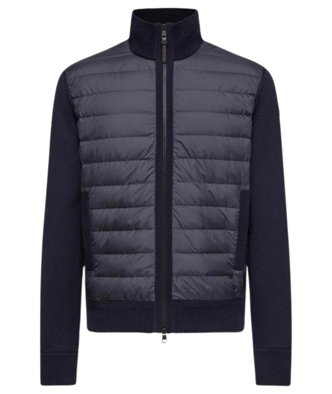 MONCLER Темно-синий кардиган, фото 1