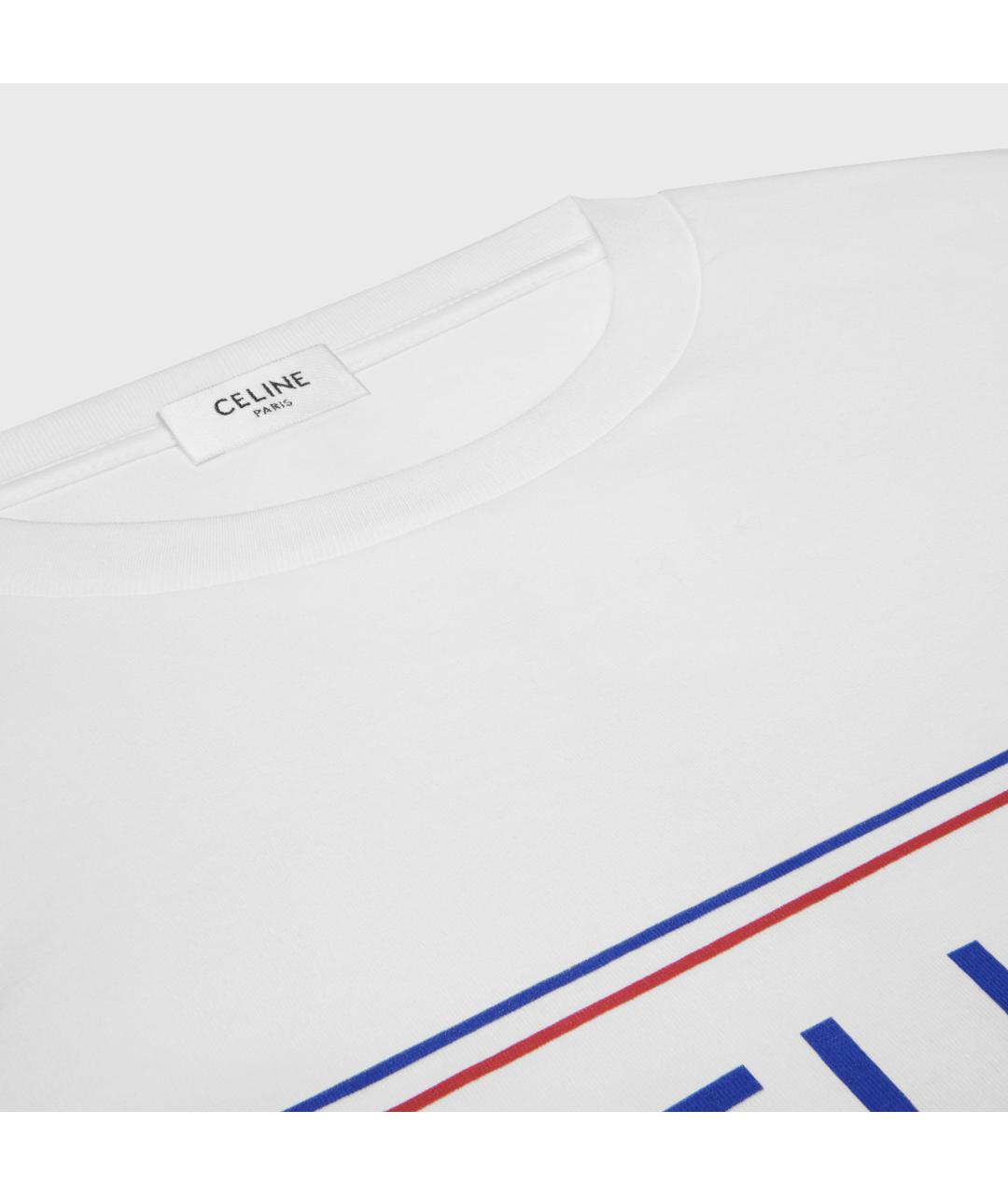CELINE Белая хлопковая рубашка, фото 3