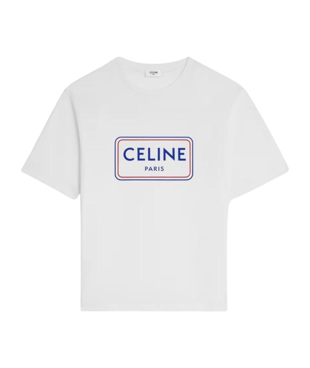 CELINE Белая хлопковая рубашка, фото 1