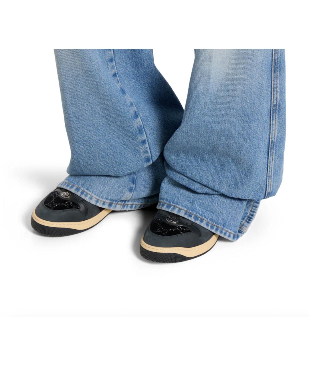 GUCCI Черные кеды, фото 4