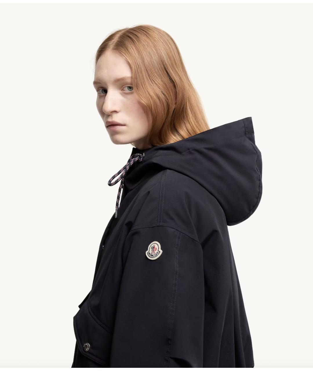 MONCLER Темно-синяя куртка, фото 2