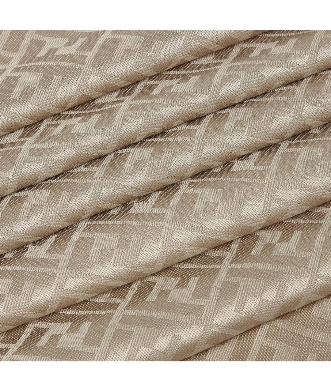 FENDI Бежевый шарф, фото 2