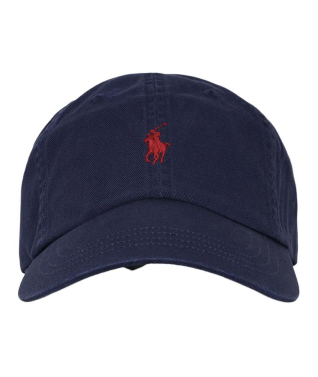 POLO RALPH LAUREN Темно-синяя хлопковая кепка, фото 2