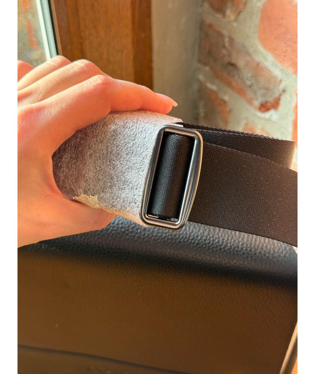 COACH Черная кожаная сумка на плечо, фото 6