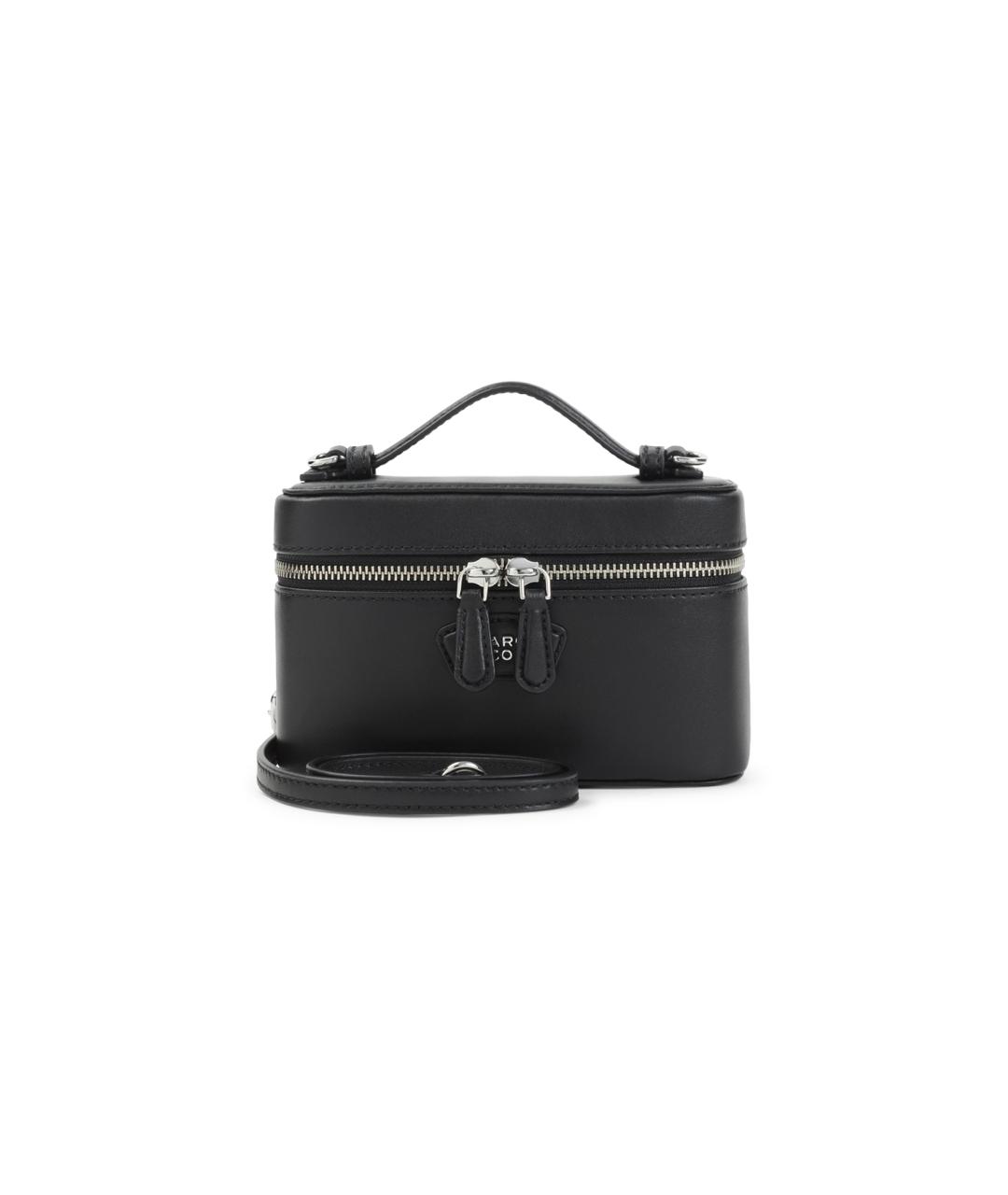 MARC JACOBS Черная кожаная сумка с короткими ручками, фото 1