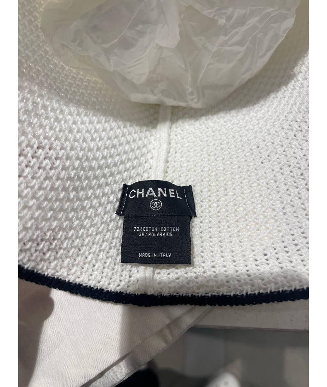 CHANEL Белая панама, фото 3