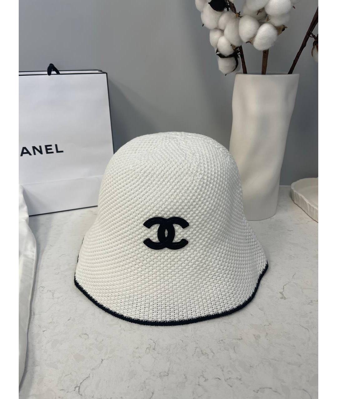 CHANEL Белая панама, фото 4