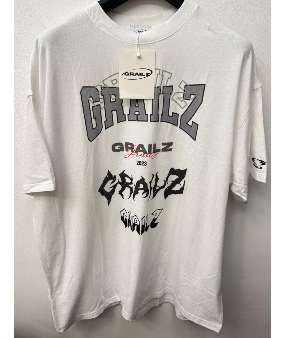 GRAILZ PROJECT G/R Белая хлопковая футболка, фото 9