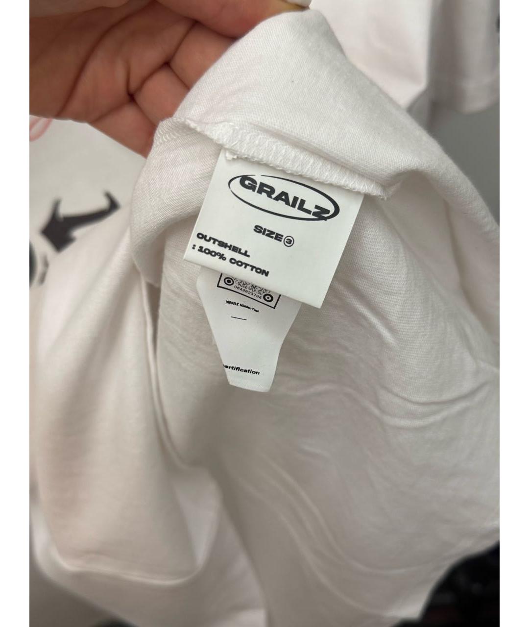 GRAILZ PROJECT G/R Белая хлопковая футболка, фото 6