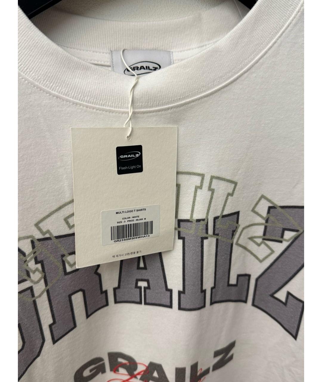 GRAILZ PROJECT G/R Белая хлопковая футболка, фото 3
