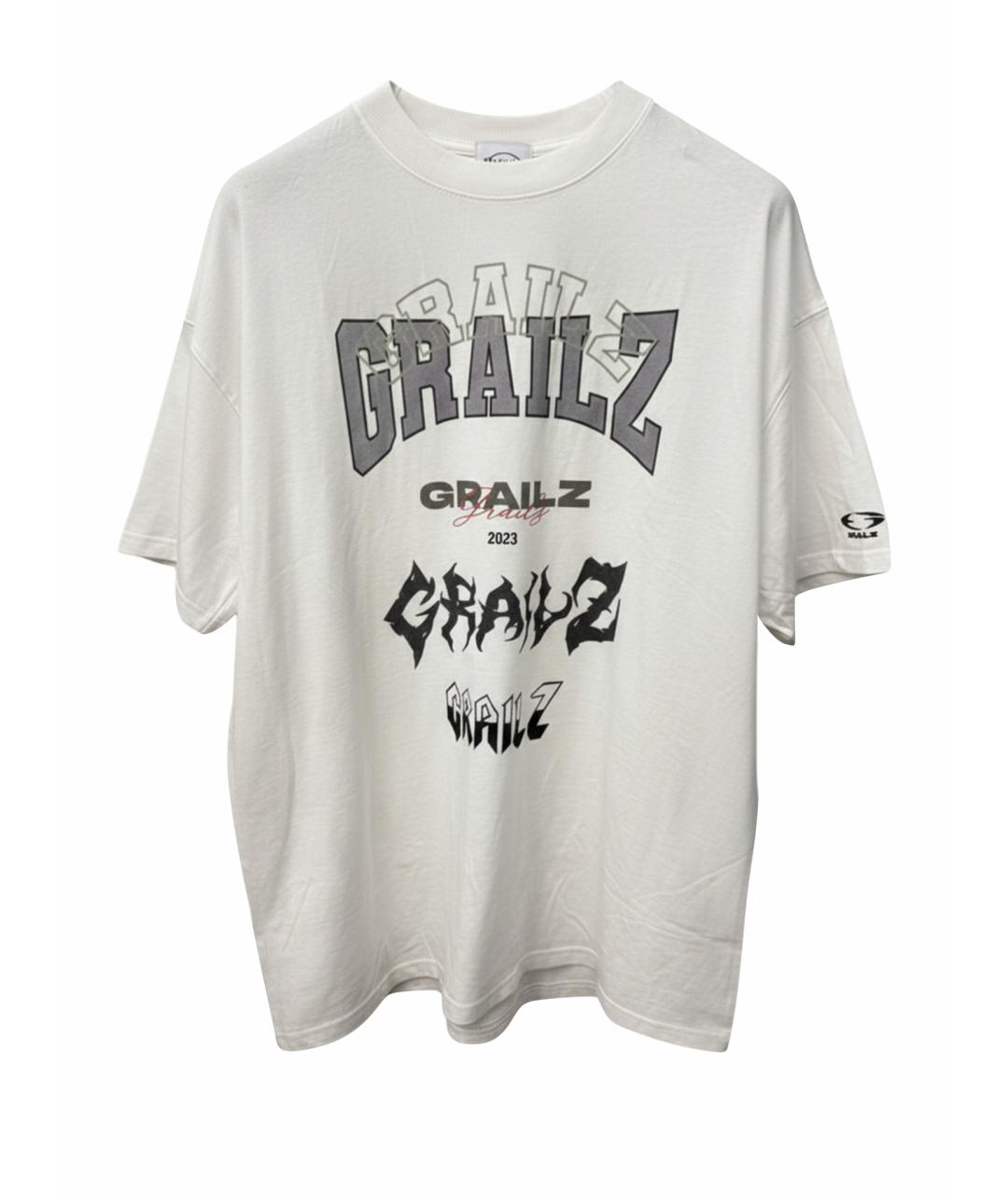 GRAILZ PROJECT G/R Белая хлопковая футболка, фото 1