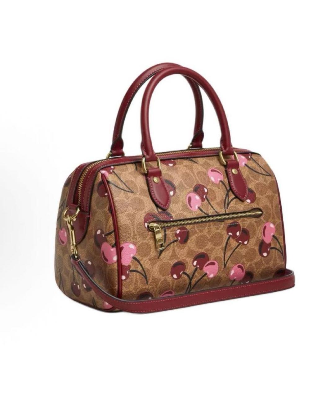 COACH Мульти кожаная сумка с короткими ручками, фото 2