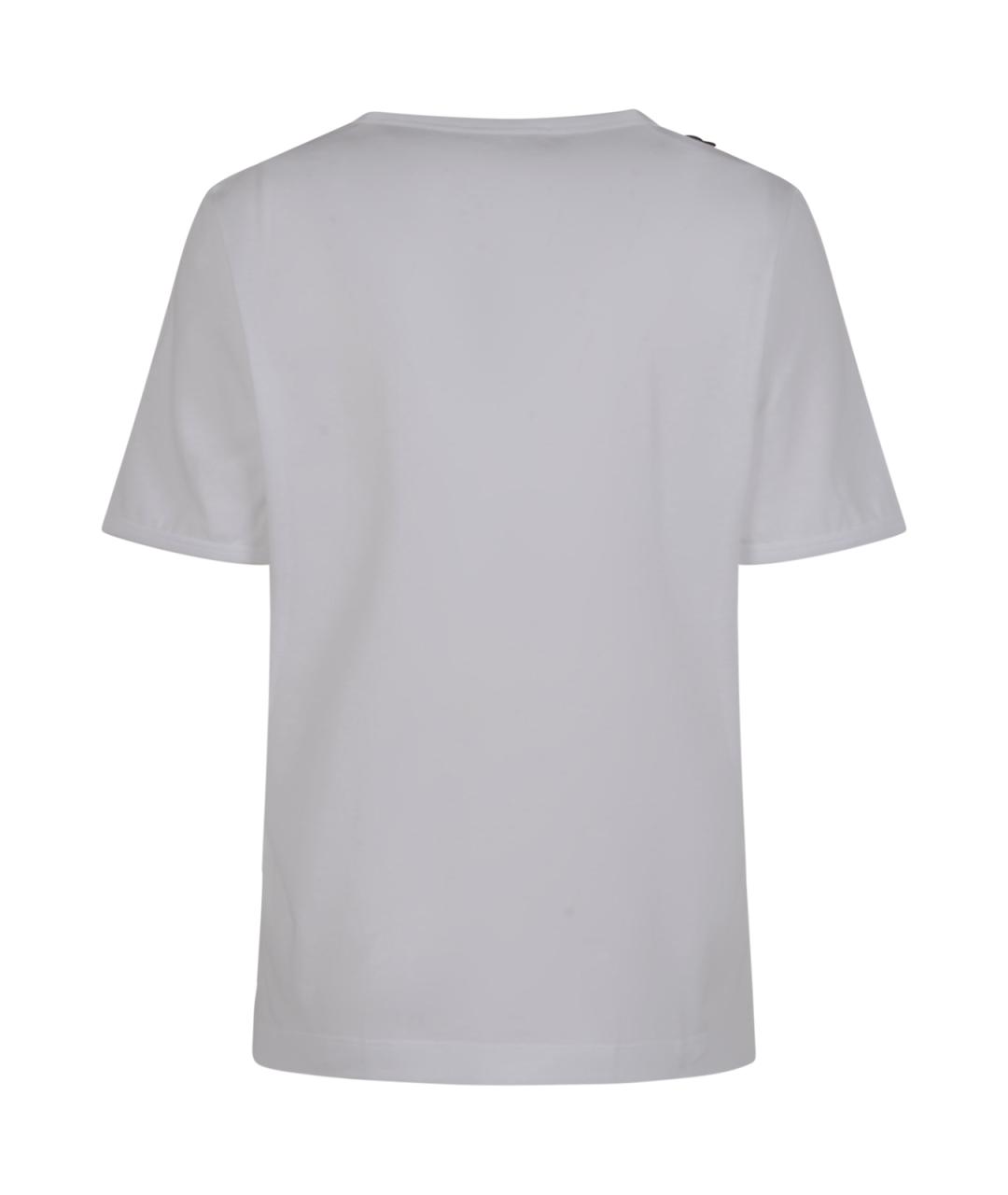 MARNI Белая хлопковая футболка, фото 2