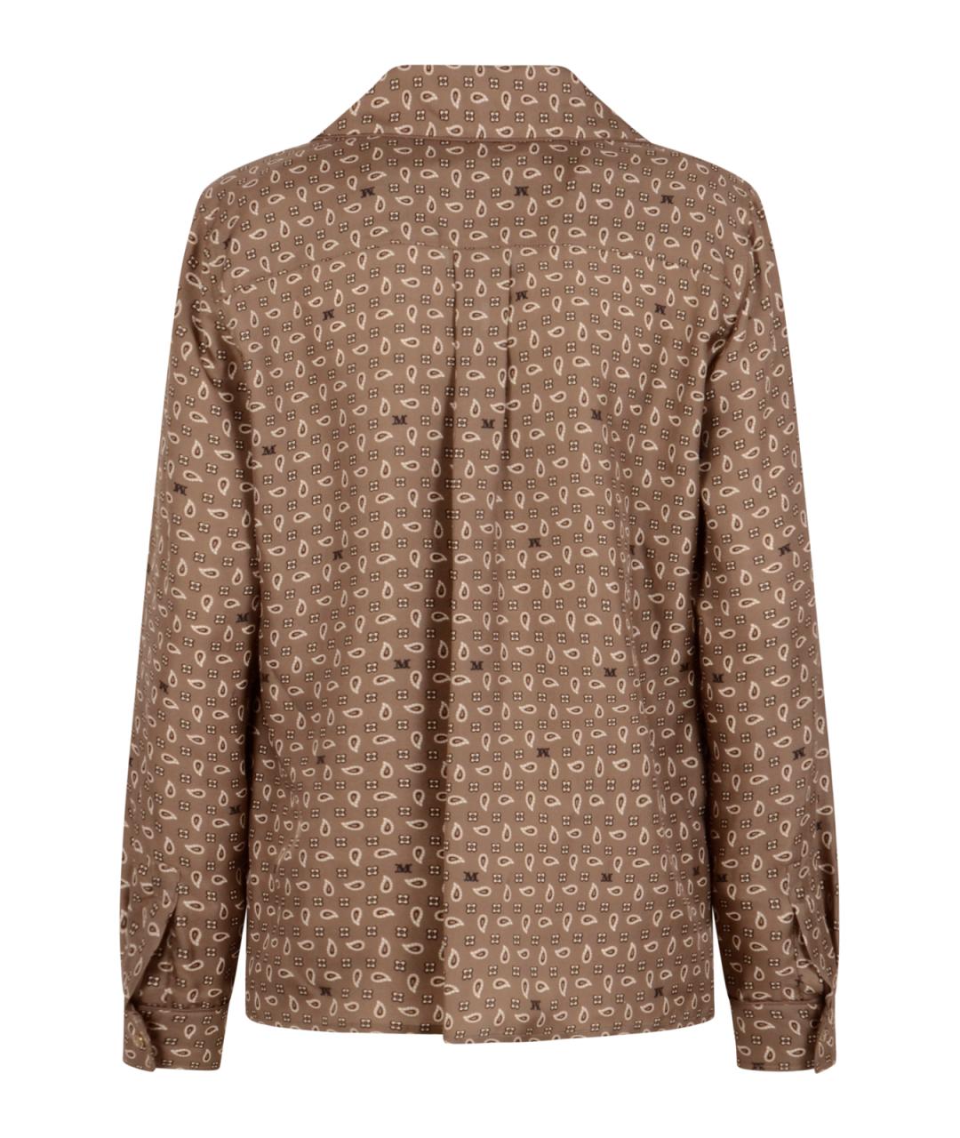 MAX MARA Коричневая рубашка, фото 2