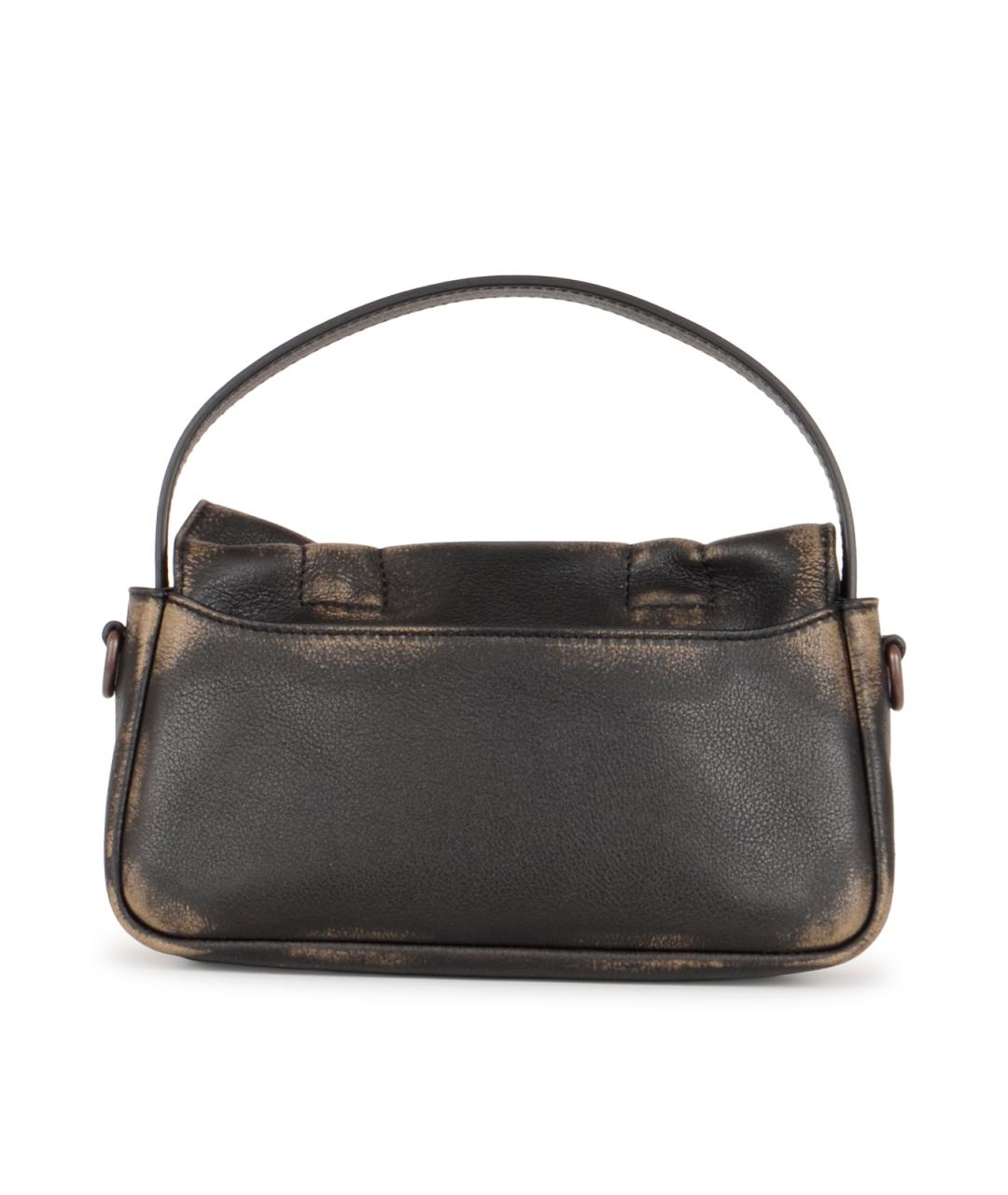 ACNE STUDIOS Коричневая кожаная сумка через плечо, фото 3