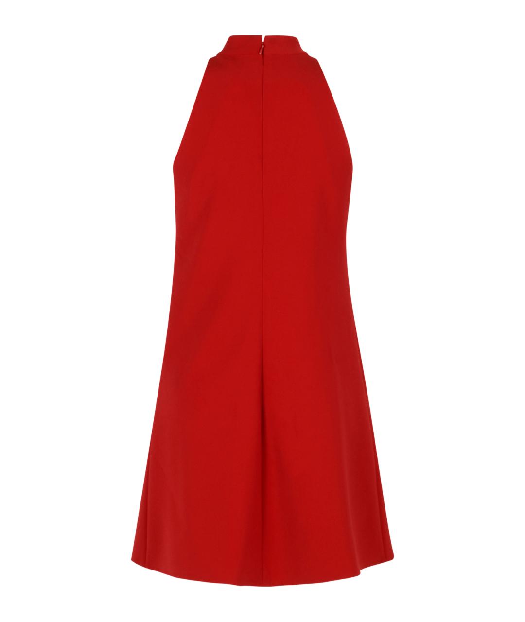 COURREGES Красное полиэстеровое повседневное платье, фото 2