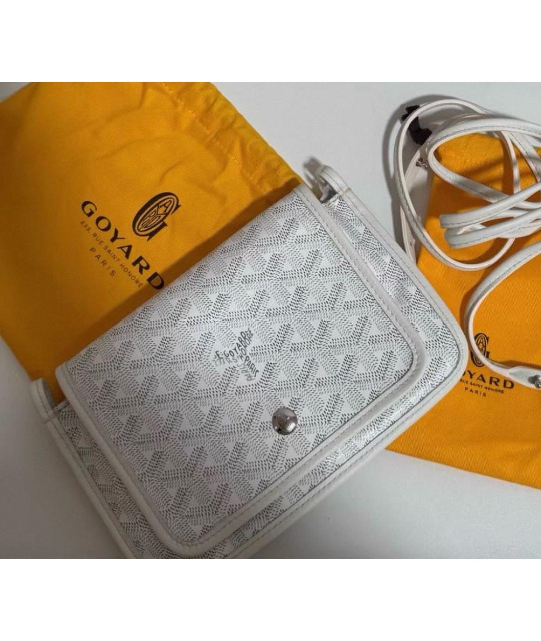 GOYARD Белая сумка через плечо, фото 5