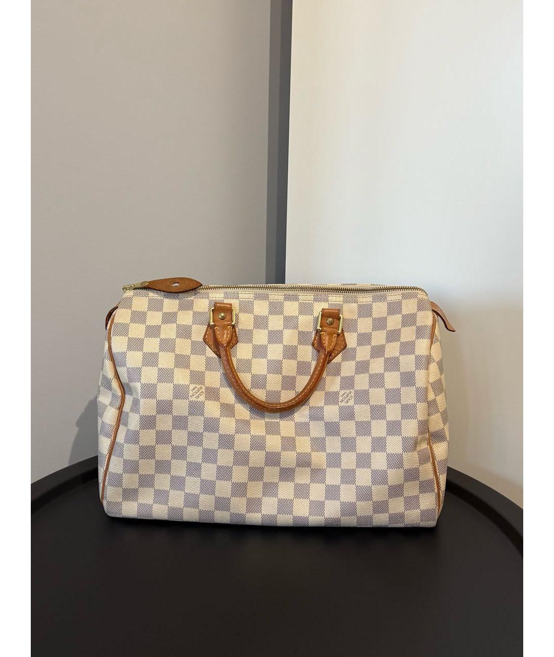 LOUIS VUITTON Бежевая дорожная/спортивная сумка, фото 9