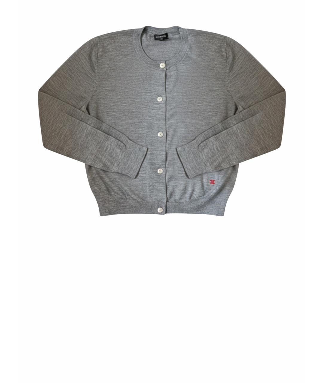 CHANEL Серый кардиган, фото 1