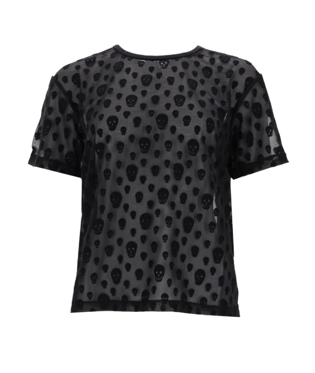 ALEXANDER MCQUEEN Черная футболка, фото 1