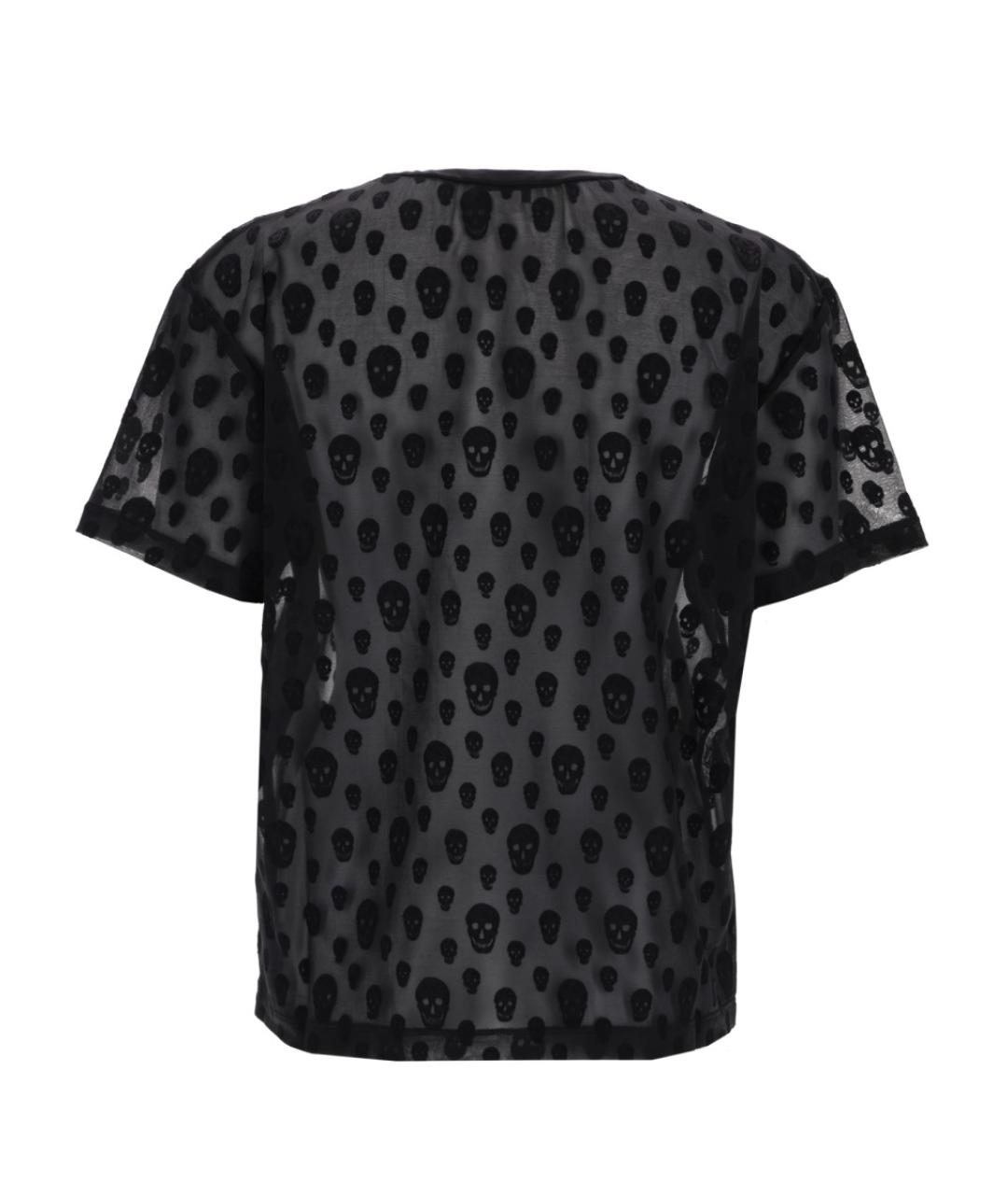 ALEXANDER MCQUEEN Черная футболка, фото 2