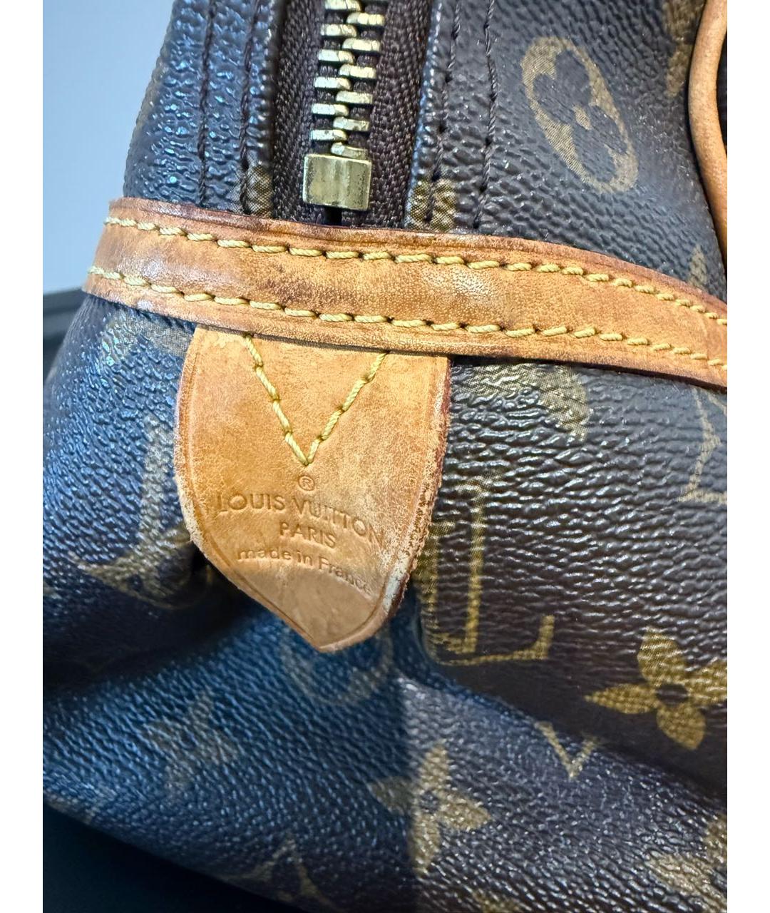 LOUIS VUITTON Коричневая дорожная/спортивная сумка, фото 4