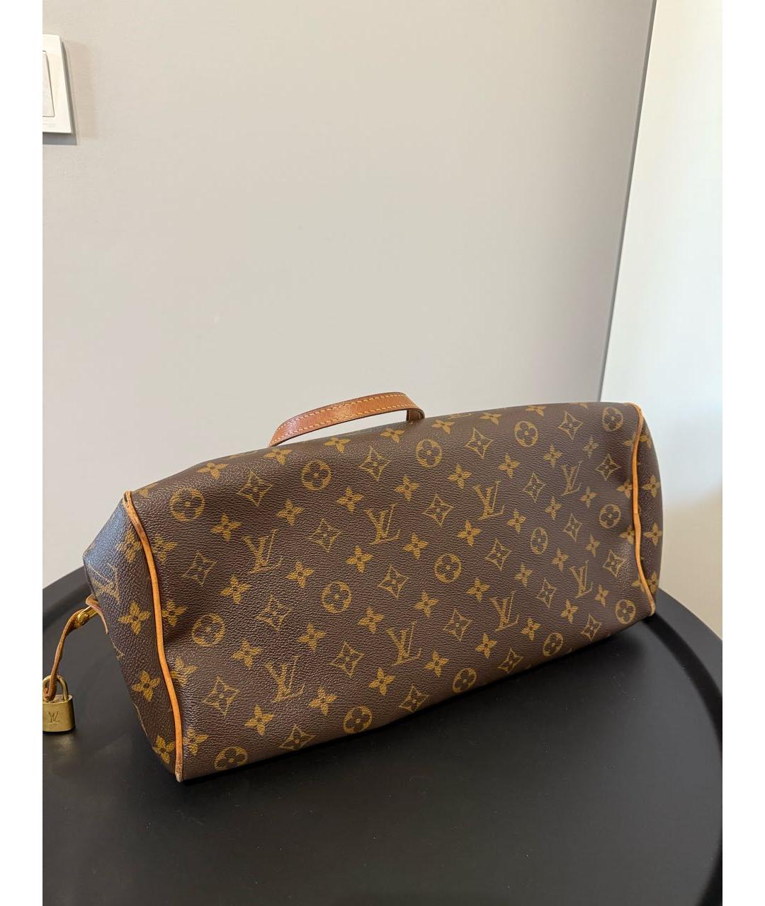 LOUIS VUITTON Коричневая дорожная/спортивная сумка, фото 7