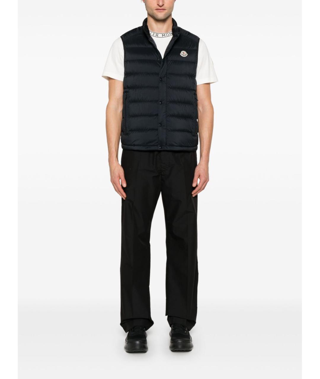 MONCLER Белая хлопковая футболка, фото 3