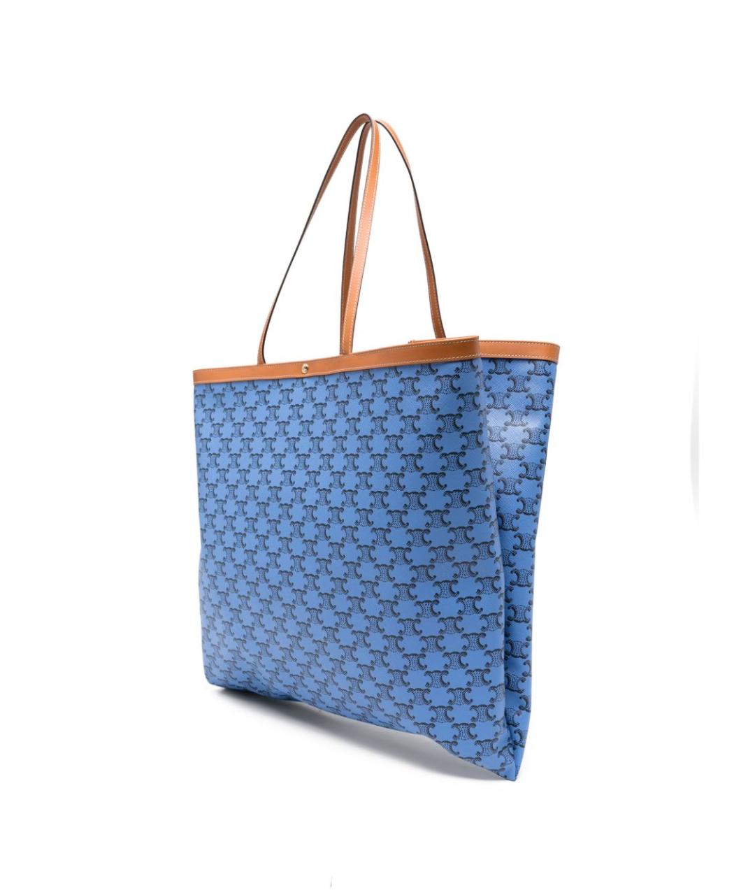 CELINE Синяя сумка тоут, фото 5