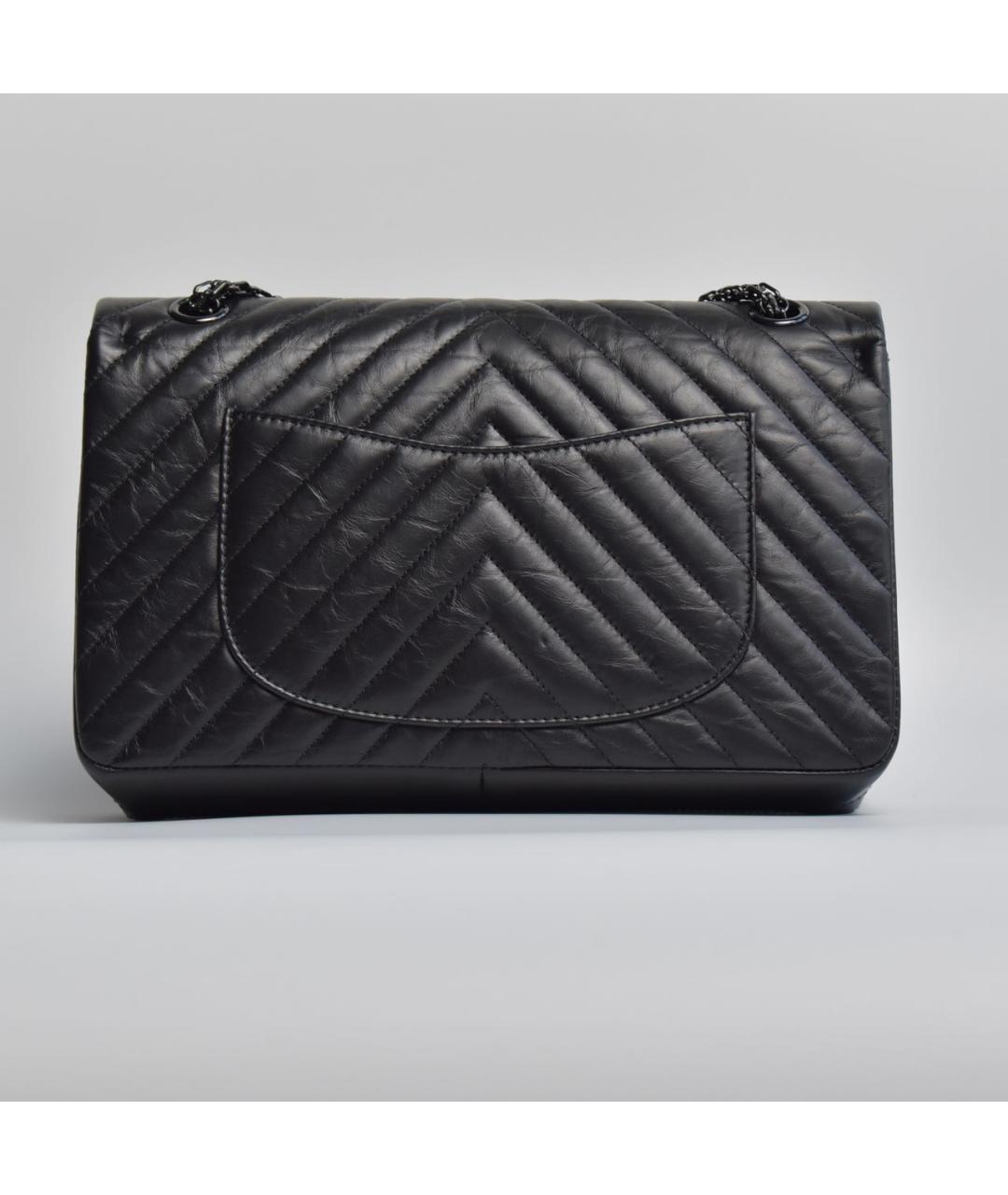 CHANEL Черная кожаная сумка через плечо, фото 3