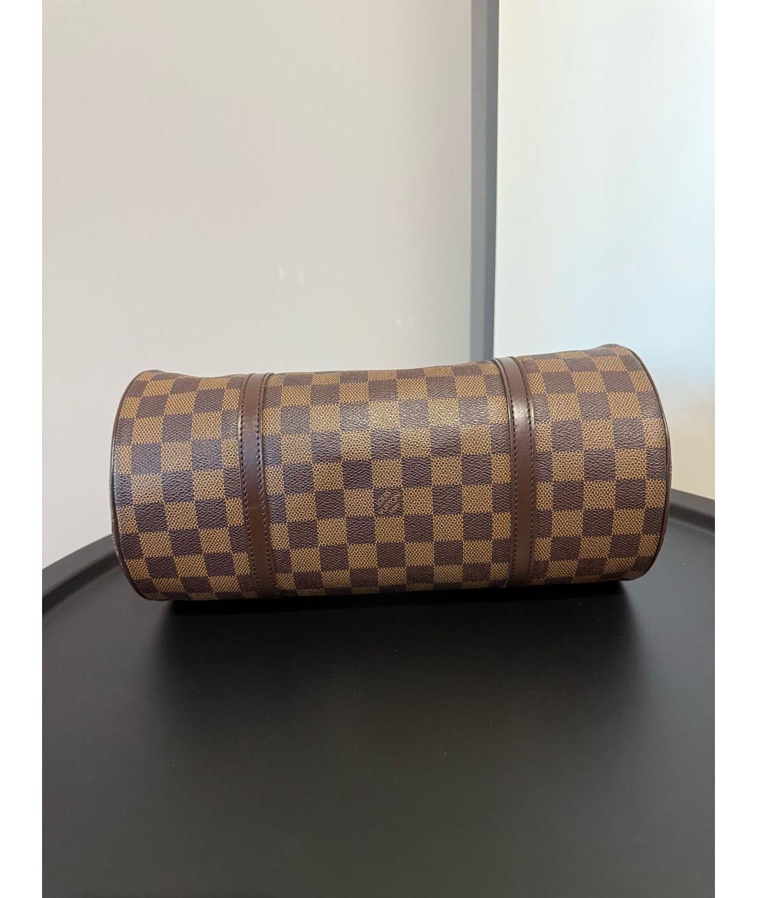 LOUIS VUITTON Коричневая сумка с короткими ручками, фото 8