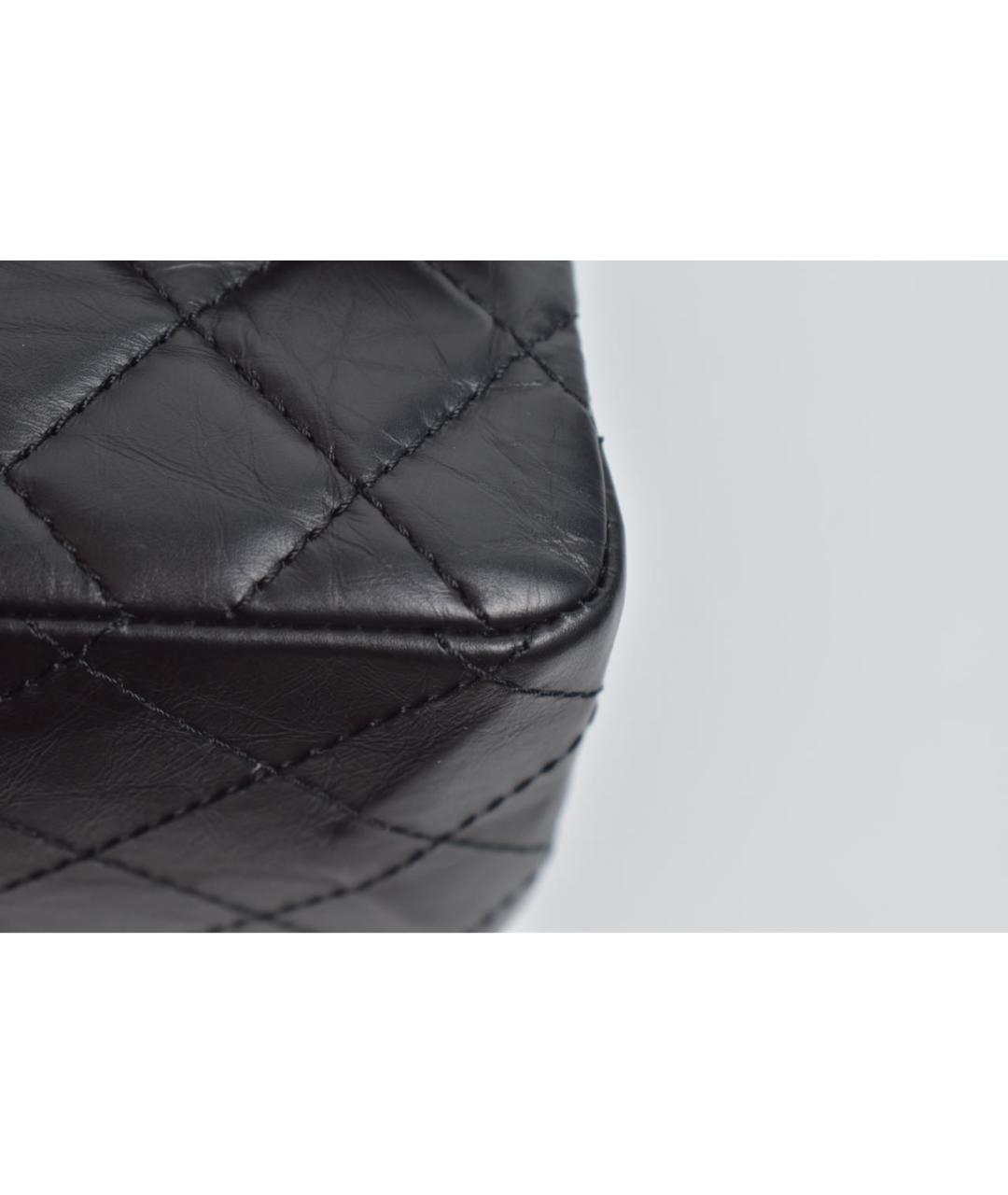 CHANEL Черная кожаная сумка через плечо, фото 5