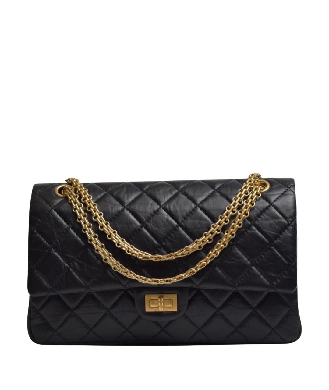 CHANEL Черная кожаная сумка через плечо, фото 1