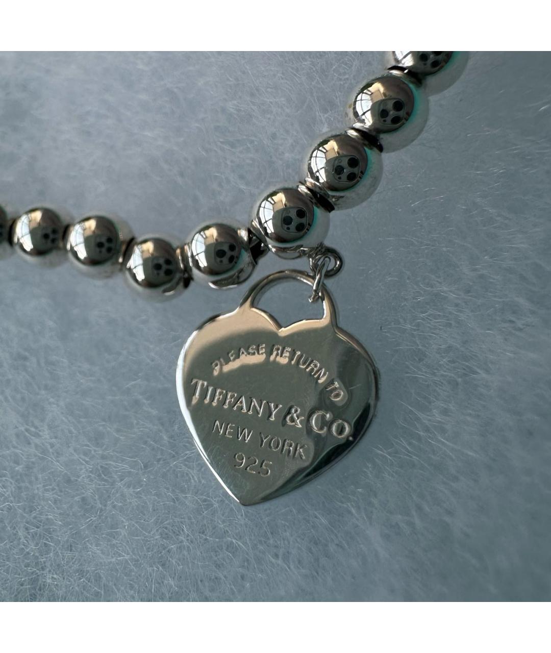 TIFFANY&CO Серебрянный серебряный браслет, фото 4